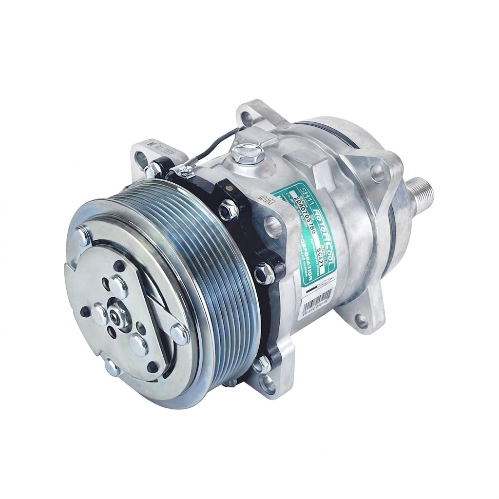 Компрессор кондиционера RC-U0819 (аналог Sanden 5H11, 12V, шкив PV8)