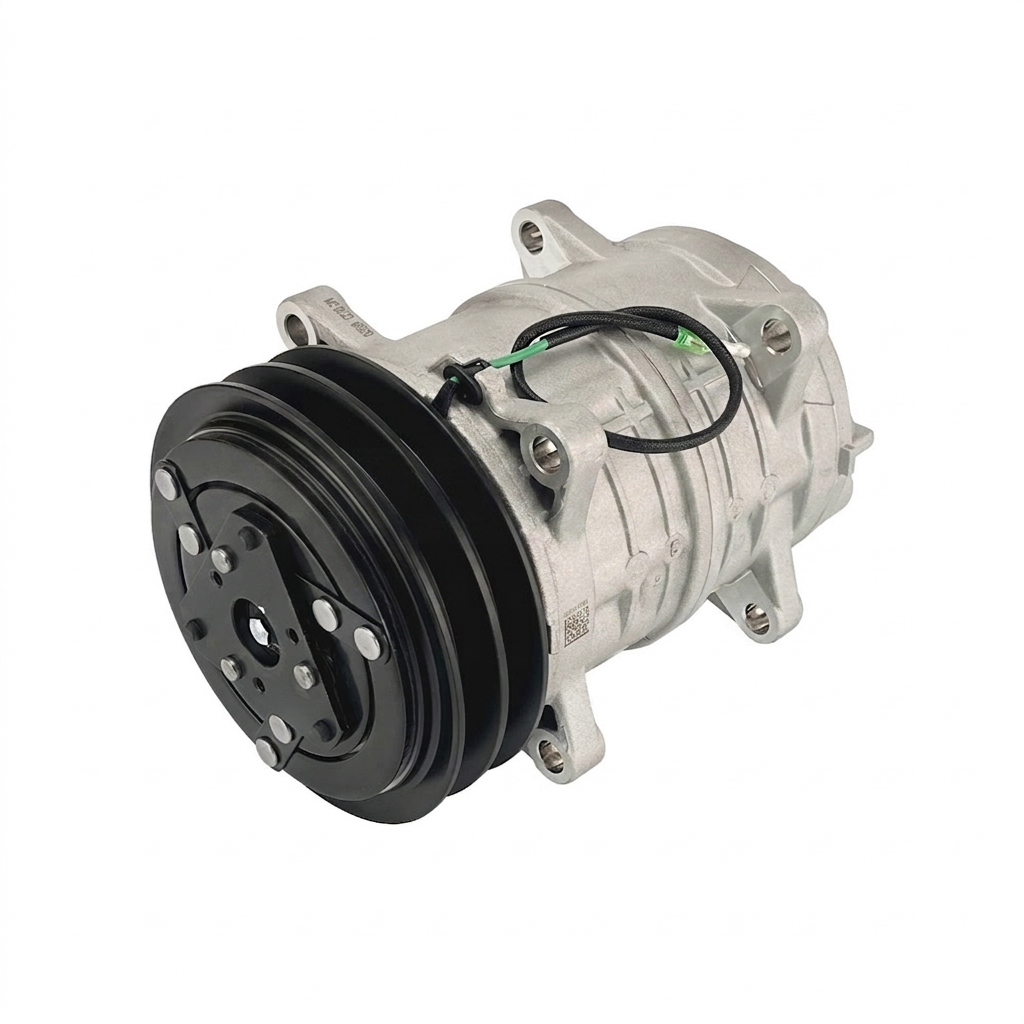 Компрессор кондиционера RC-U08661 (аналог Valeo TM-15, 24V, шкив A2)