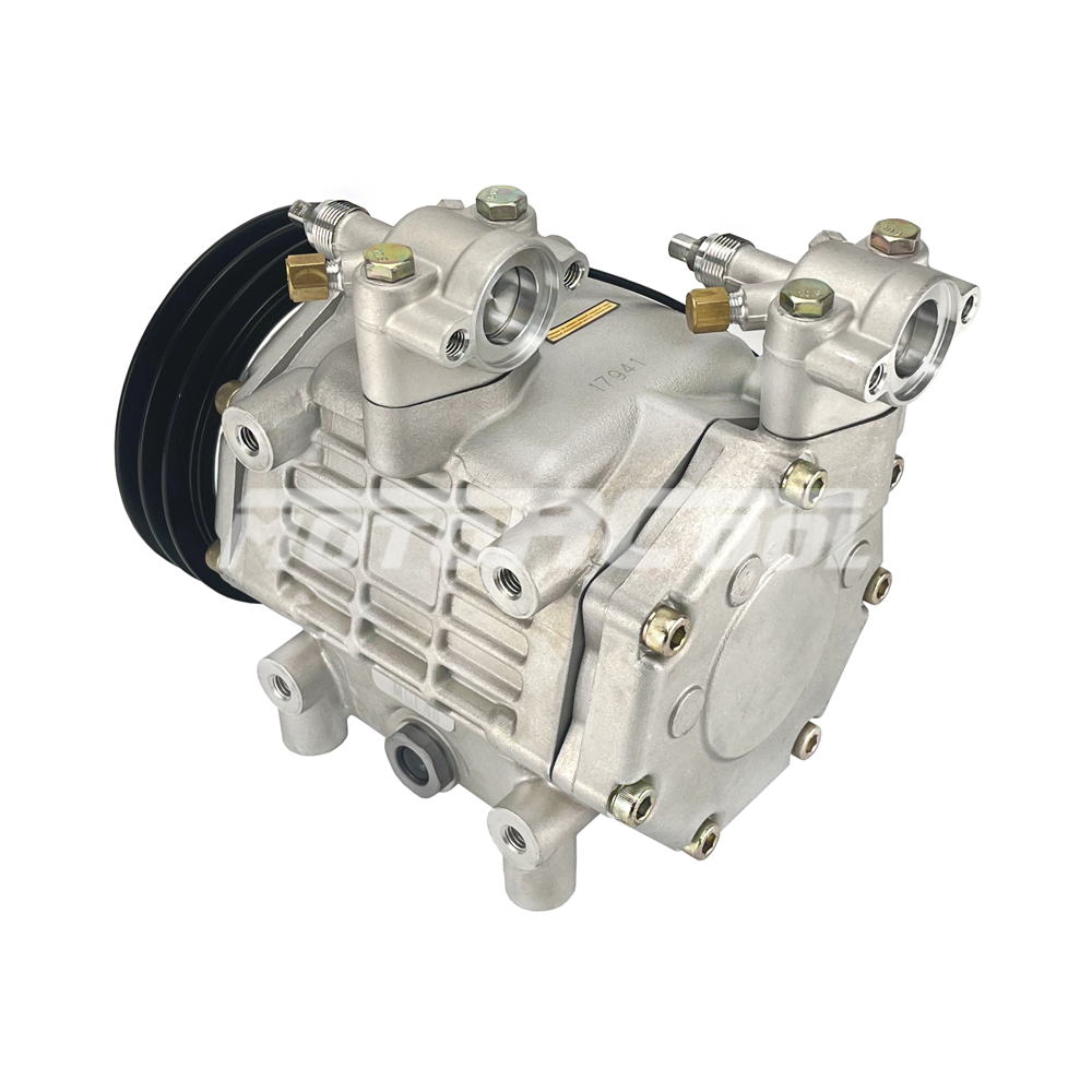 Компрессор рефрижератора RC-U08603 (Motorcool MCF 48, шкив A2, 24V, R404a)