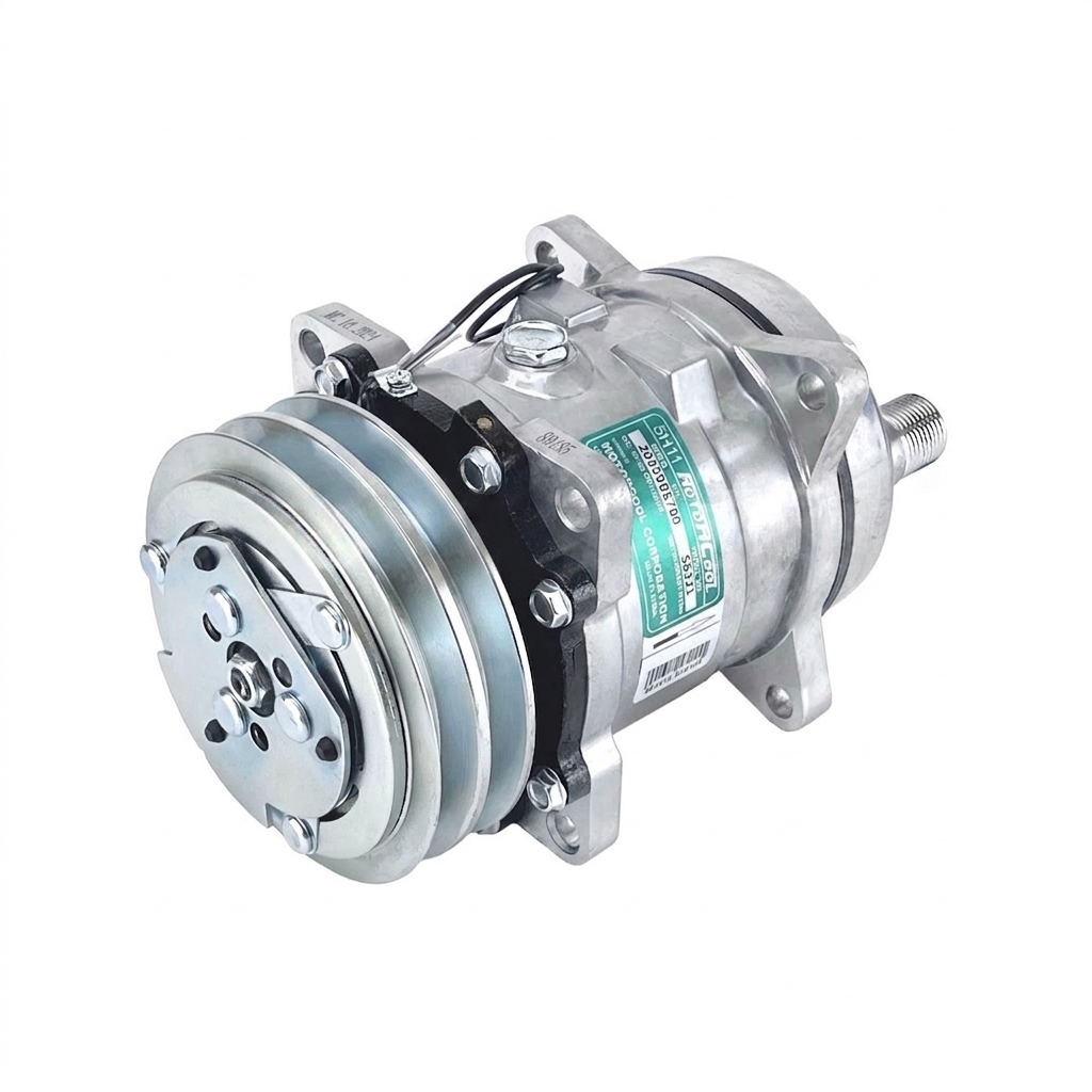 Компрессор кондиционера RC-U0820 (аналог Sanden 5H11, 12V, шкив A2)