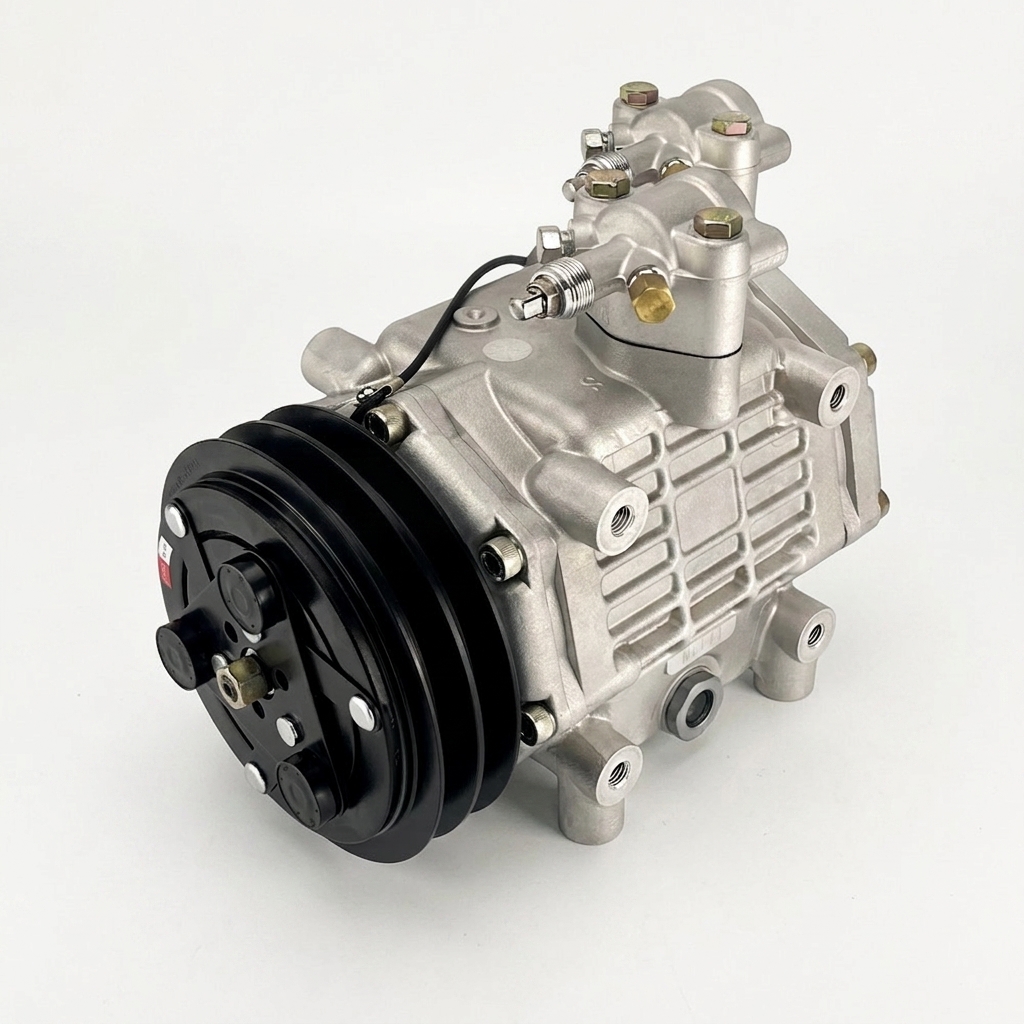Компрессор рефрижератора RC-U08602 (Motorcool MCF 43, шкив B2, 24V, R404a)