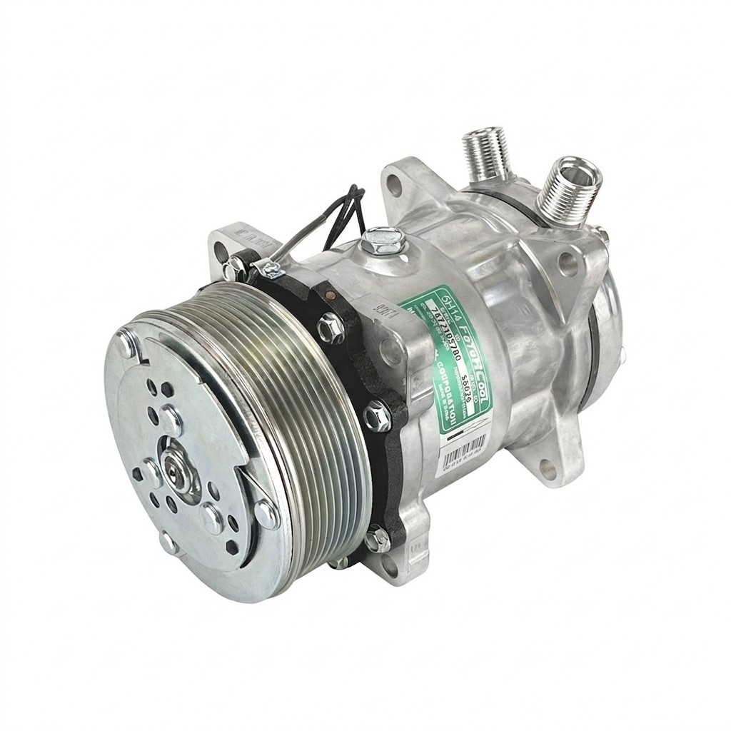 Компрессор кондиционера RC-U0805 (аналог Sanden 5H14, 12V, шкив PV8)