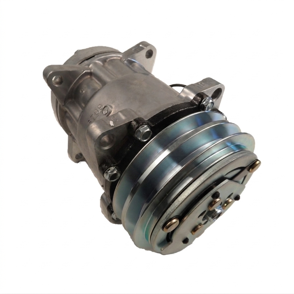 Компрессор кондиционера RC-U0829К1 (аналог Sanden 8088/7952, 12V, шкив A2, фланец 16,6 мм, датчик давления)