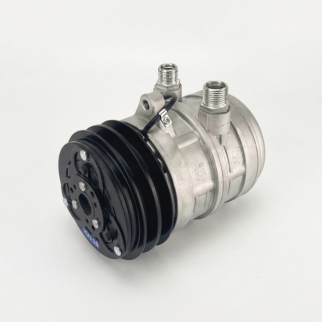 Компрессор кондиционера RC-U08702 (аналог Zexel 500630-2980, 12V, шкив A2)